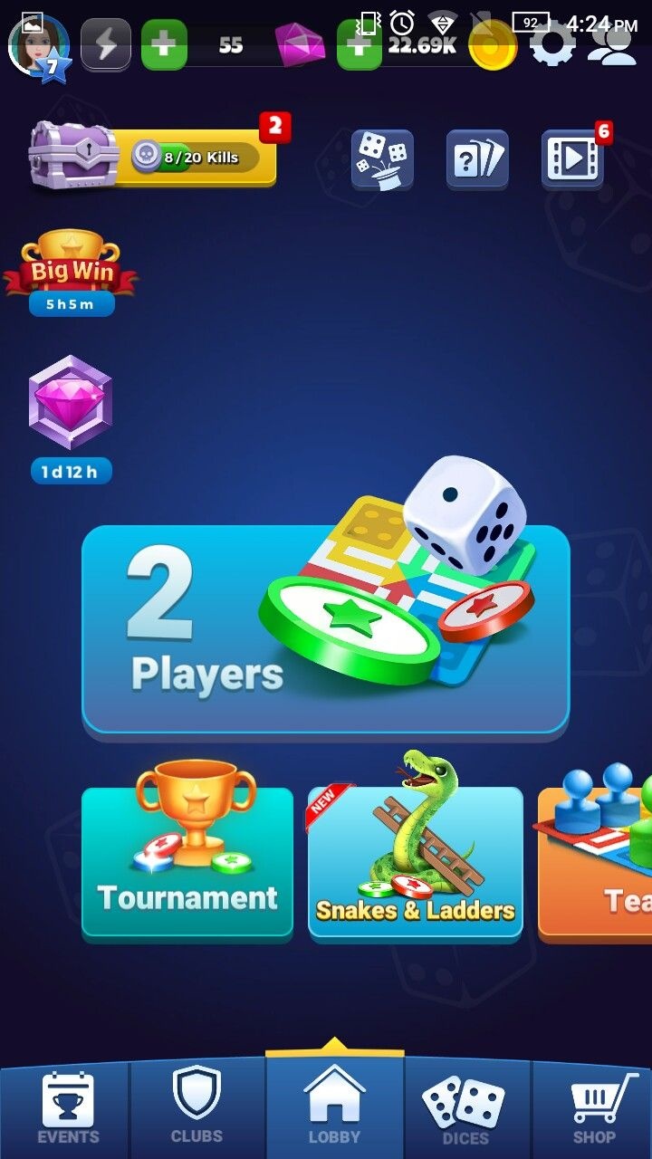 Little Panda Dice game